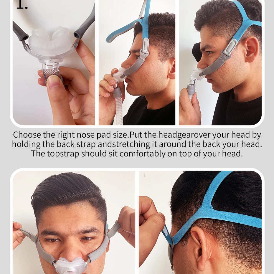 LONGLIFE P2 НАЗАЛЬНЫЕ подушечки интерфейсная CPAP маска для Auto сипап APAP BiPAP с S/M/L три