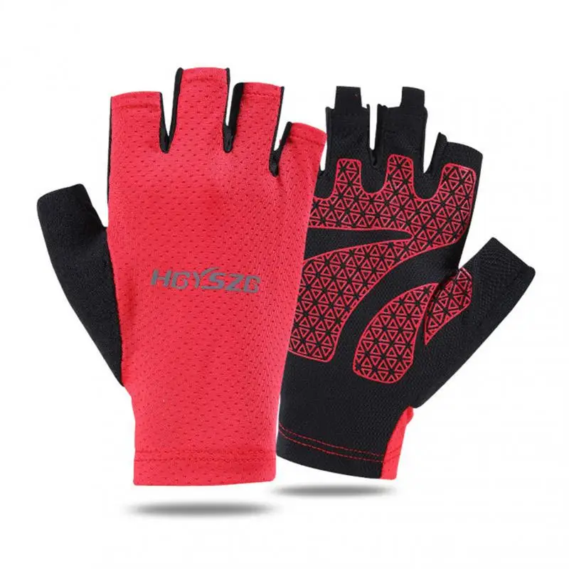 

Cycling Gloves Men And Women D121 Bicycle Fitness Outdoor Sports Butterfly Mesh Silicone Non-slip Half Finger Gloves