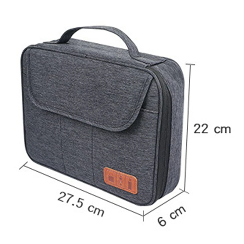 

Electronic Storage Bag Travel Bag, USB Cable Storage Bag, for Charger Phone Kindle E-Book iPad or Tablet