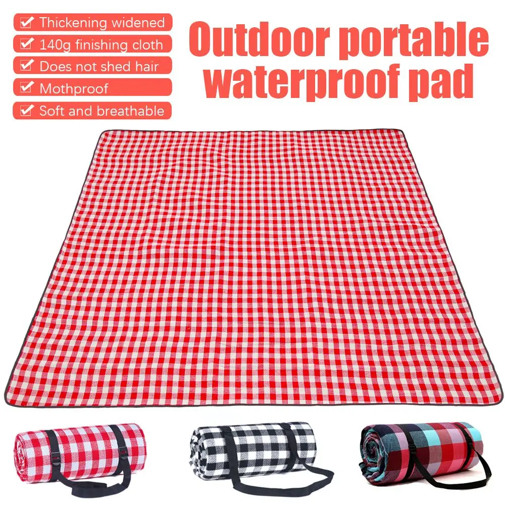 

Складной водонепроницаемый коврик для кемпинга, пляжное одеяло с песком, уличный портативный коврик для пикника, влагостойкий коврик, для п...