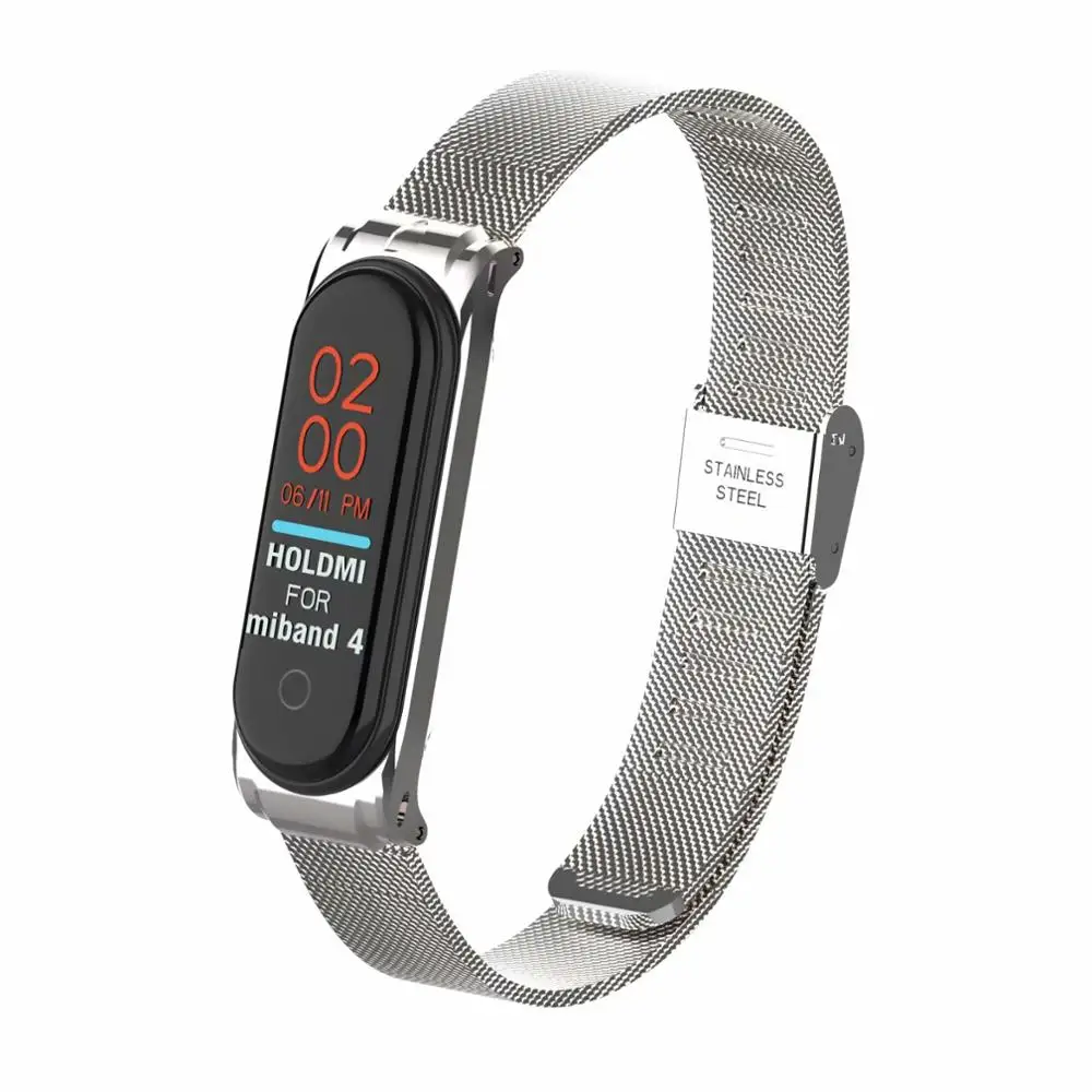 Браслет подходит как для Xiaomi Band 4, так и для 3 наручных металлических часов Smartband Xiomi Xaiomi Xiami Xaomi Xaiomy браслет