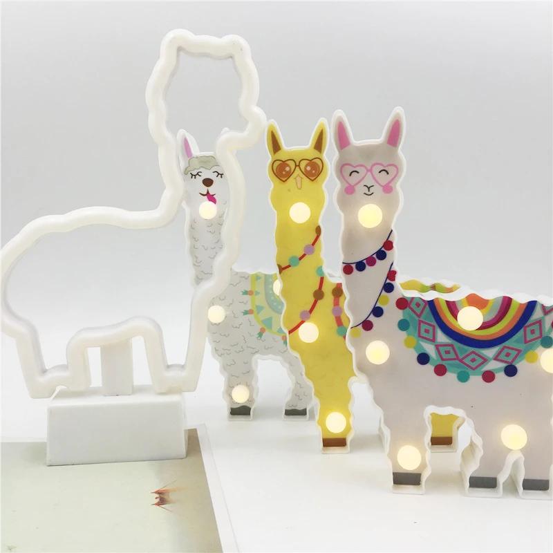 Новый 3D ночник из альпаки в двух стилях детская Подарочная игрушка для