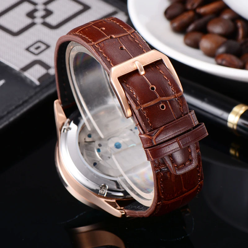 Часы мужские автоматические 44 мм с календарем | Наручные часы