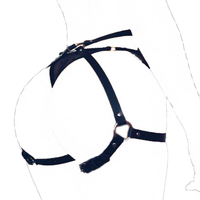 

Harness For Women Garter Belt Lingerie Belts Stockings Body Buttocks Bondage Leather Leg Harness Belts Bdam Suspender Sexy