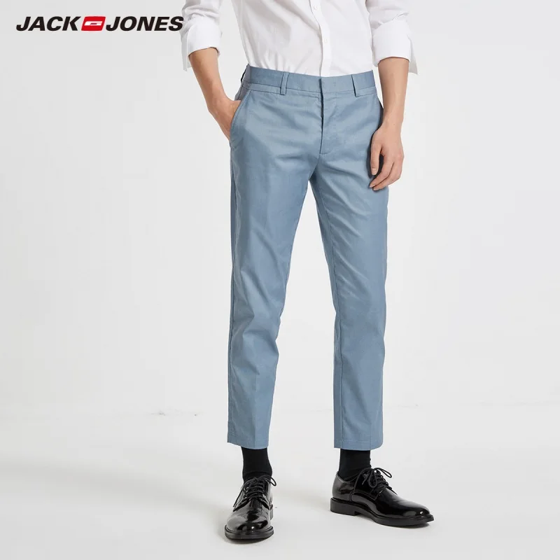 Мужские деловые повседневные брюки JackJones 218414503|Узкие брюки| |