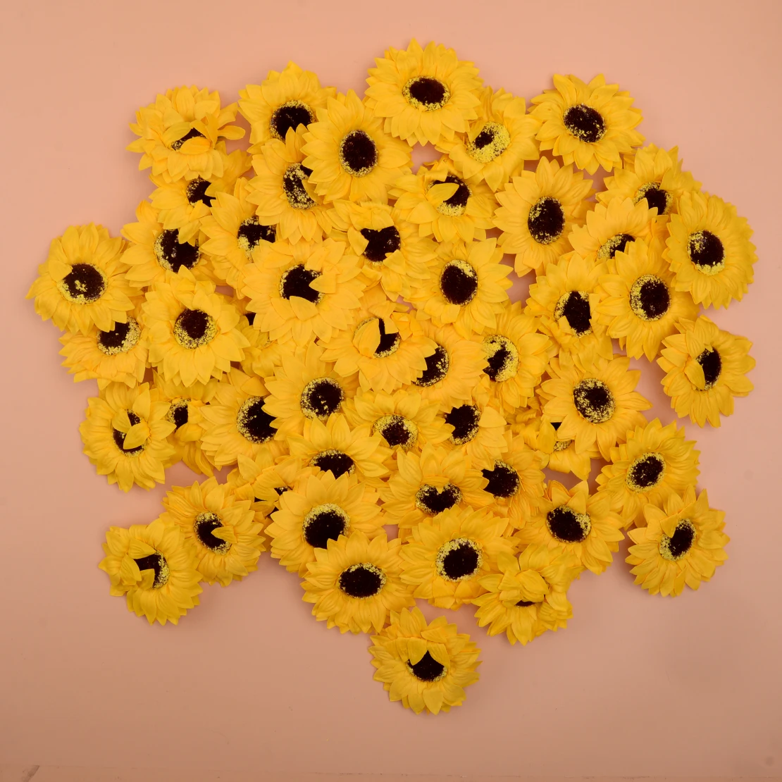 

50Pcs Scented Artificial Mini Sunflower Soap Flowers Floral Home Party Wedding Birthday Anniversary Decoration High Quality
