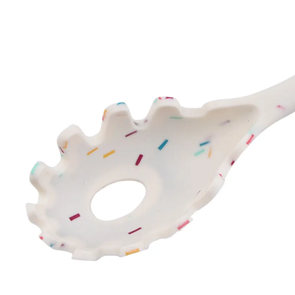 Новая силиконовая паста полые Совок Ложка для спагетти дуршлаг из термостойкого