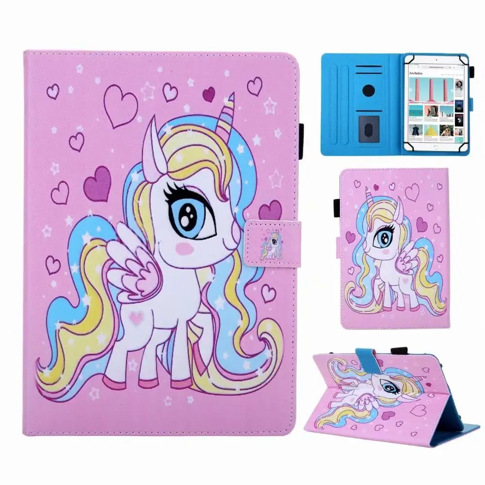 Чехол для планшета 10 дюймов универсальный милый дети мультфильм искусственная