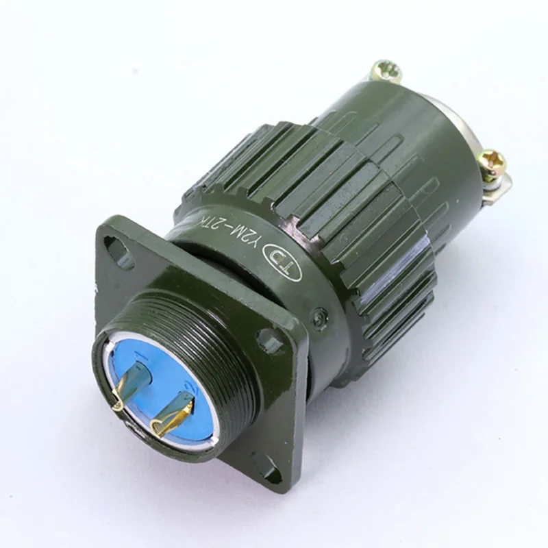 1 комплект Y2M военный авиационный разъем, зеленый цвет разъем XLR, 2-16 контактов, подключение питания/передача сигнала