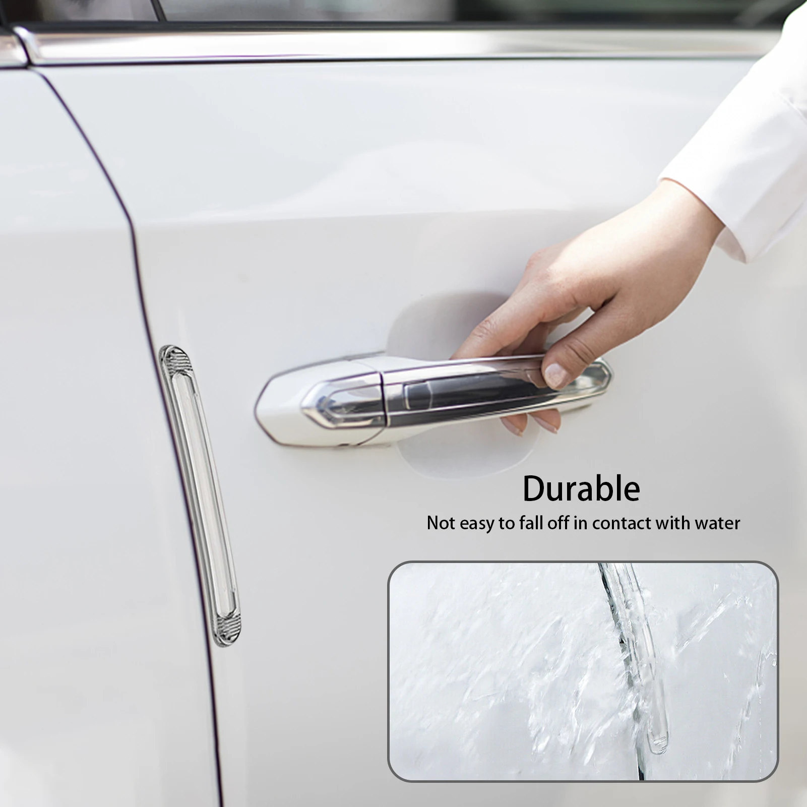 4 шт защита края машинной двери прозрачный Анти-столкновения полоска наклейки