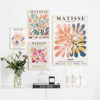 matisse retro posters and prints wall art abstract plants flowers canvas painting body pictures for bedroom nordic home decor