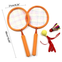 1 set kids badminton racquets for children rackets player sports supplies playing toy