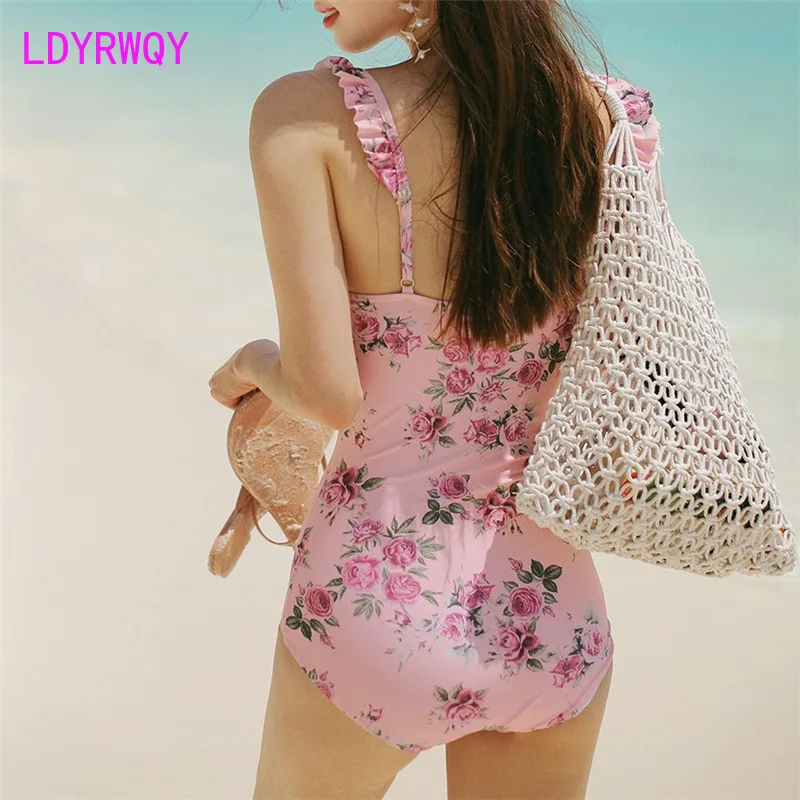 Японский и южнокорейский Новый Цельный купальник для девушек сексуальное бикини