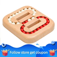 puzzle brain burning toys labyrinth unlock flat slide child trap box creativity stress reliever science and education wooden