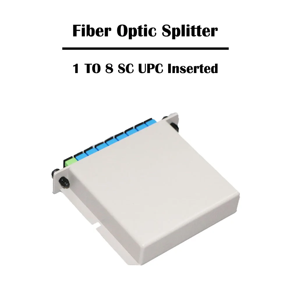 4 шт./лот SC UPC/SC APC SM вставочный волоконно оптический сплиттер 1X8 однорежимный для