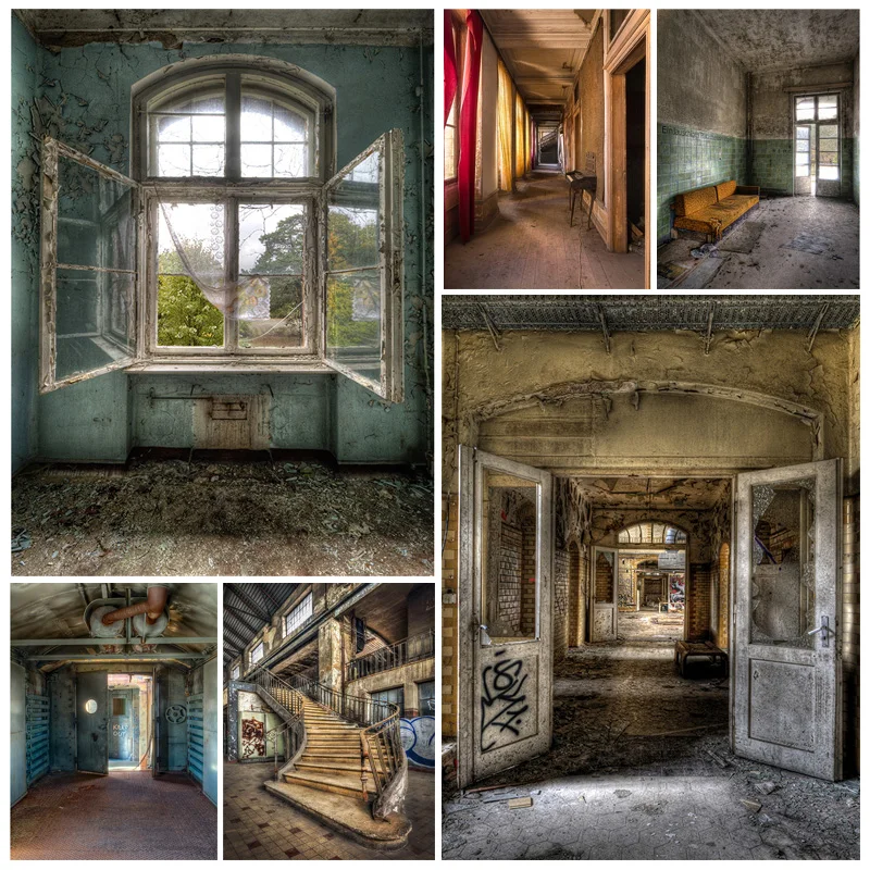 

Фон для детской фотосъемки в стиле ретро с изображением старого дома, винтажный тематический фон для фотосъемки, модель 21604EHP-02