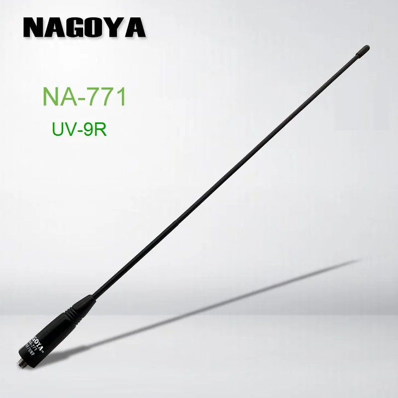 nagoya na771 sma f high gain antenna for baofeng uv 9r high power walkie talkie cb ham radio transceiver uv9r uv 9r na 771 anten free global shipping