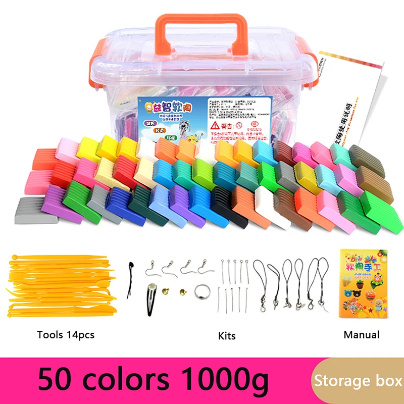 Гибкая Полимерная глина для детей разминаемая игрушка художника DIY игрушки лепка