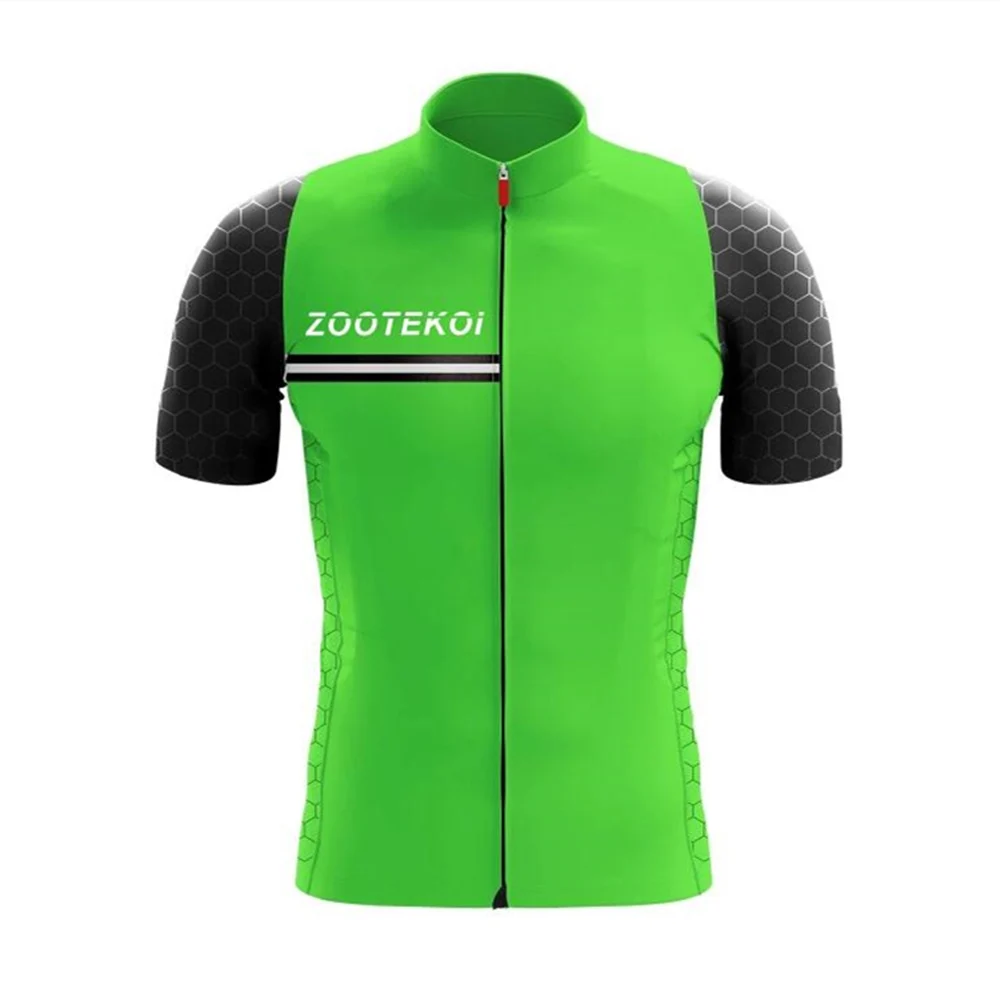 Мужская велосипедная майка ZOOTEKOI Pro Road Джерси с коротким рукавом Mtb спортивная