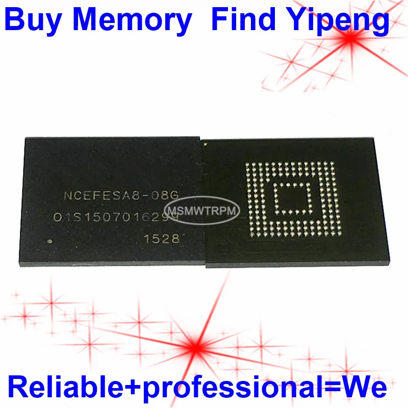 Флэш-память NCEFESA8-08G 153FBGA EMMC 8GB NCEFESA8 Флэш-память NCEFESA8-08G 153FBGA EMMC 8GB NCEFESA8