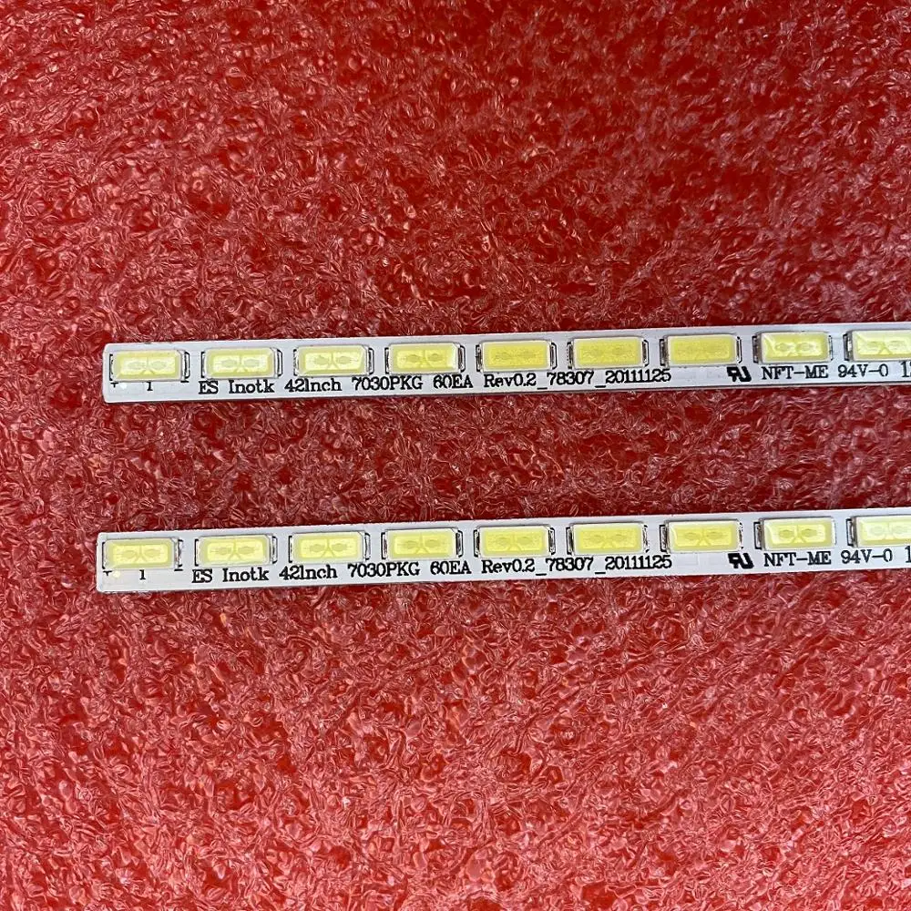 Новая 2 шт./лот 60LED 525 мм Светодиодная лента для 42LS5600 42LS570 42LS560T 42LS570S 42LS575S T420HVN01.0 LG