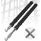 2 шт. полуавтоматический стальной крючок для завязывания стержней инструмент для обмотки строительной площадки щипцы для завязывания арматуры и проводов инструмент для скручивания забора