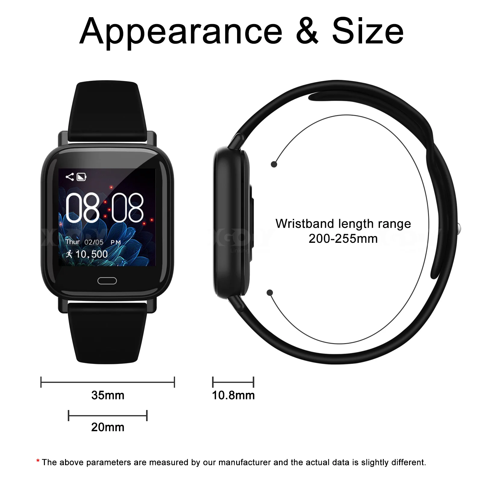Xgody G20 Smart Wristband Sports Fitness Bracelet Blood Pressure Measurement Watches Pedometer Smartband Watch | Электроника