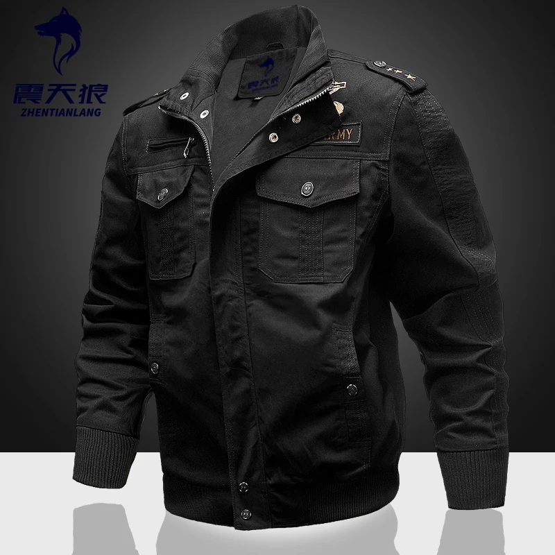 Коллекция 2020 года куртки пилота в стиле милитари куртка бомбер хлопковое пальто