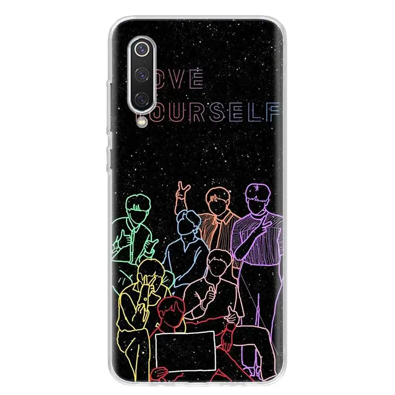 love yourself boys kpop cover phone case for xiaomi redmi note 10 pro 10s 9 9s 8 8t 11t 11s 11 5g 9 9a 9c 9t 8 7 8a 7a soft free global shipping