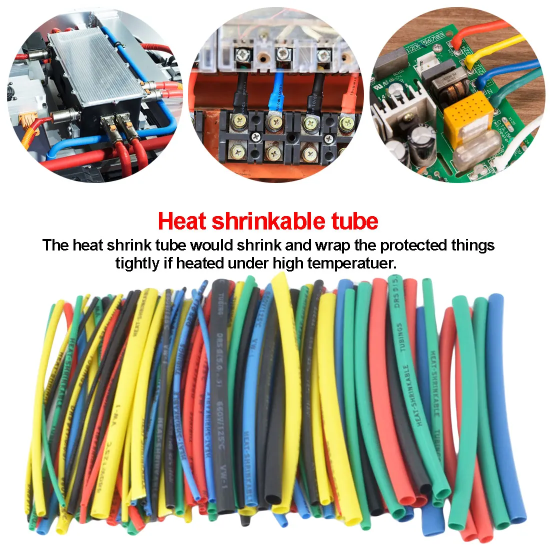 Термоусадочная трубка 100 мм ассортимент огнезащитных сумок комплект с