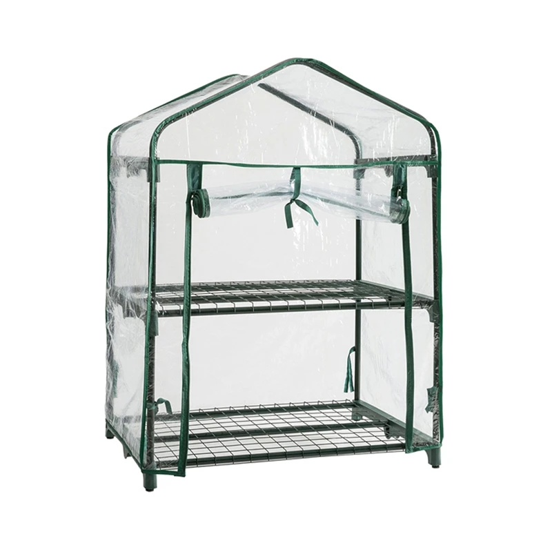 ПВХ 2 яруса дома растение Парниковый Сад покрытия растений цветы для украшения