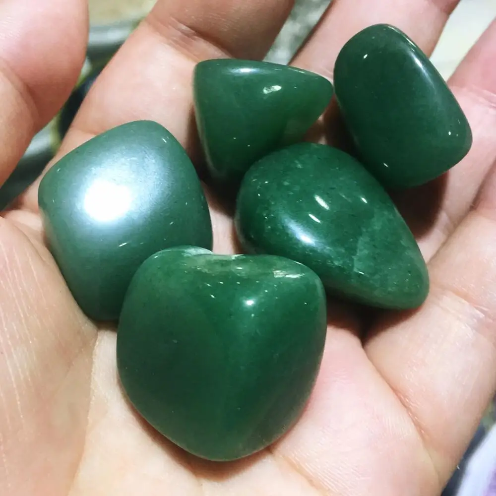 100 г натуральный зеленый нефритовый кристалл для украшения аквариума|Камни| |
