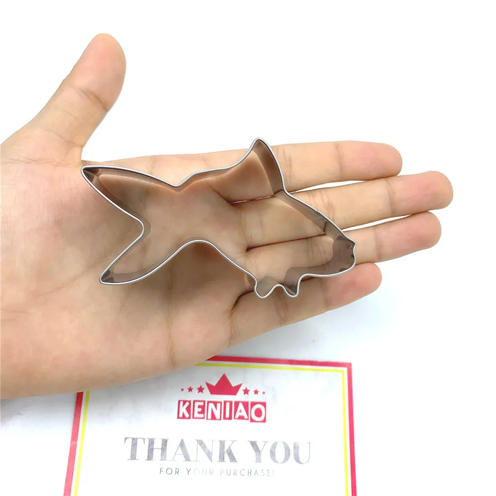 KENIAO 5pcs Cat Cookie Cutters Set Stainless Steel Mould Face Sitting/Curled/Frightened Halloween Cat&ampGoldfish Large Cutter | Дом и сад