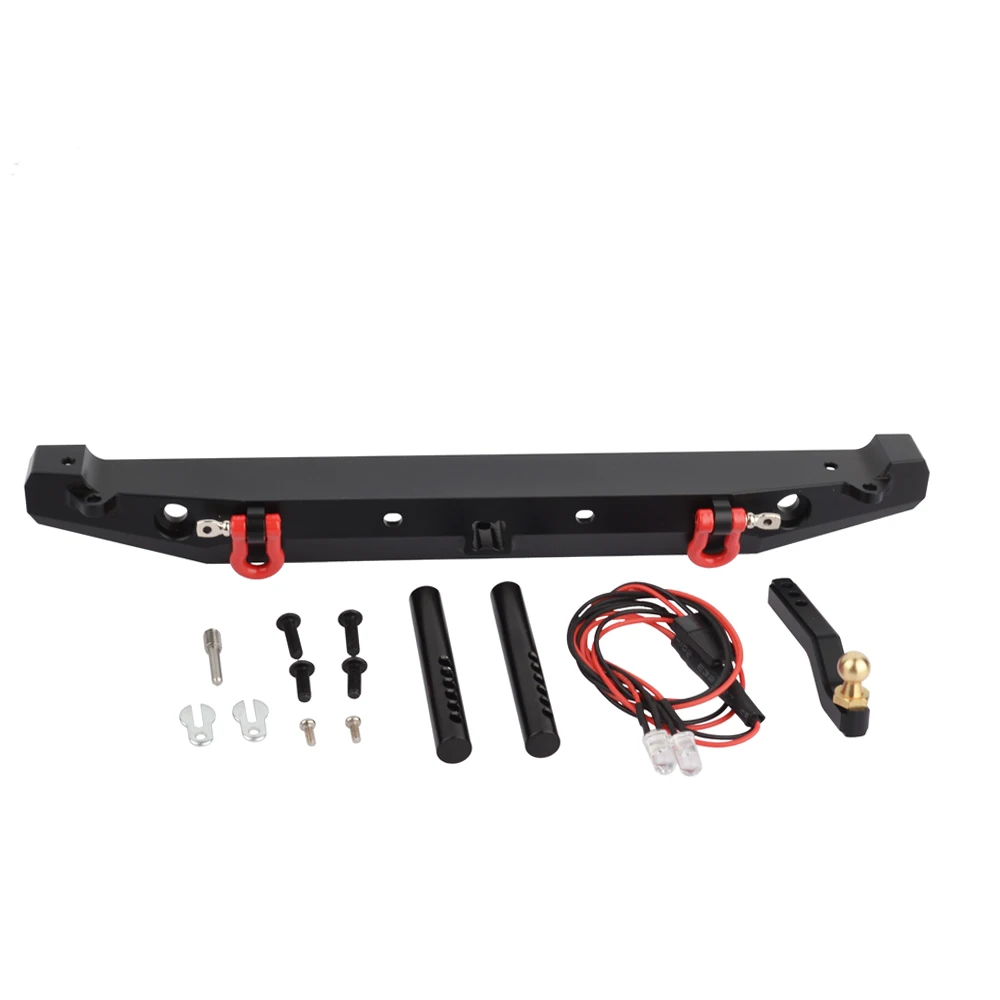 TRX4 Aluminum Alloy Rear Bumper with D-rings for 1/10 RC TRAXXAS TRX-4 Upgrade Parts | Игрушки и хобби