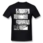 Футболка из хлопка с коротким рукавом и круглым вырезом, с принтом атака на Титанов