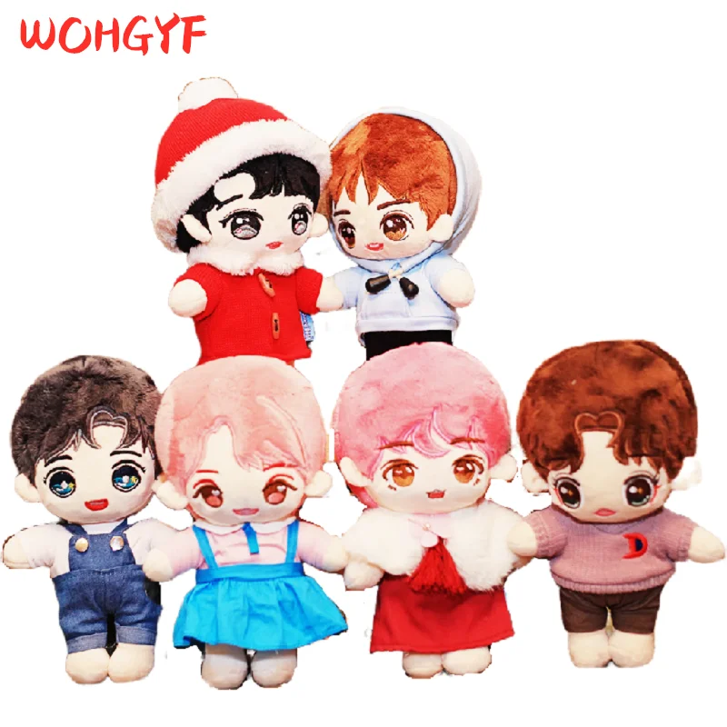 Мультфильм сделай сам плюшевая человеческая кукла милая поп мягкая игрушка