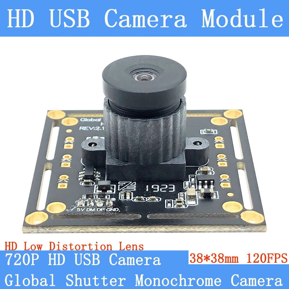 Монохромная веб-камера видеонаблюдения HD 120FPS 720P с USB-модулем OTG UVC Linux |