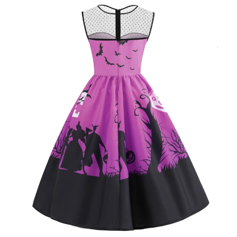 Ретро женское осеннее РЕТРО 50 рок платье повседневное кружевное пальто маска на