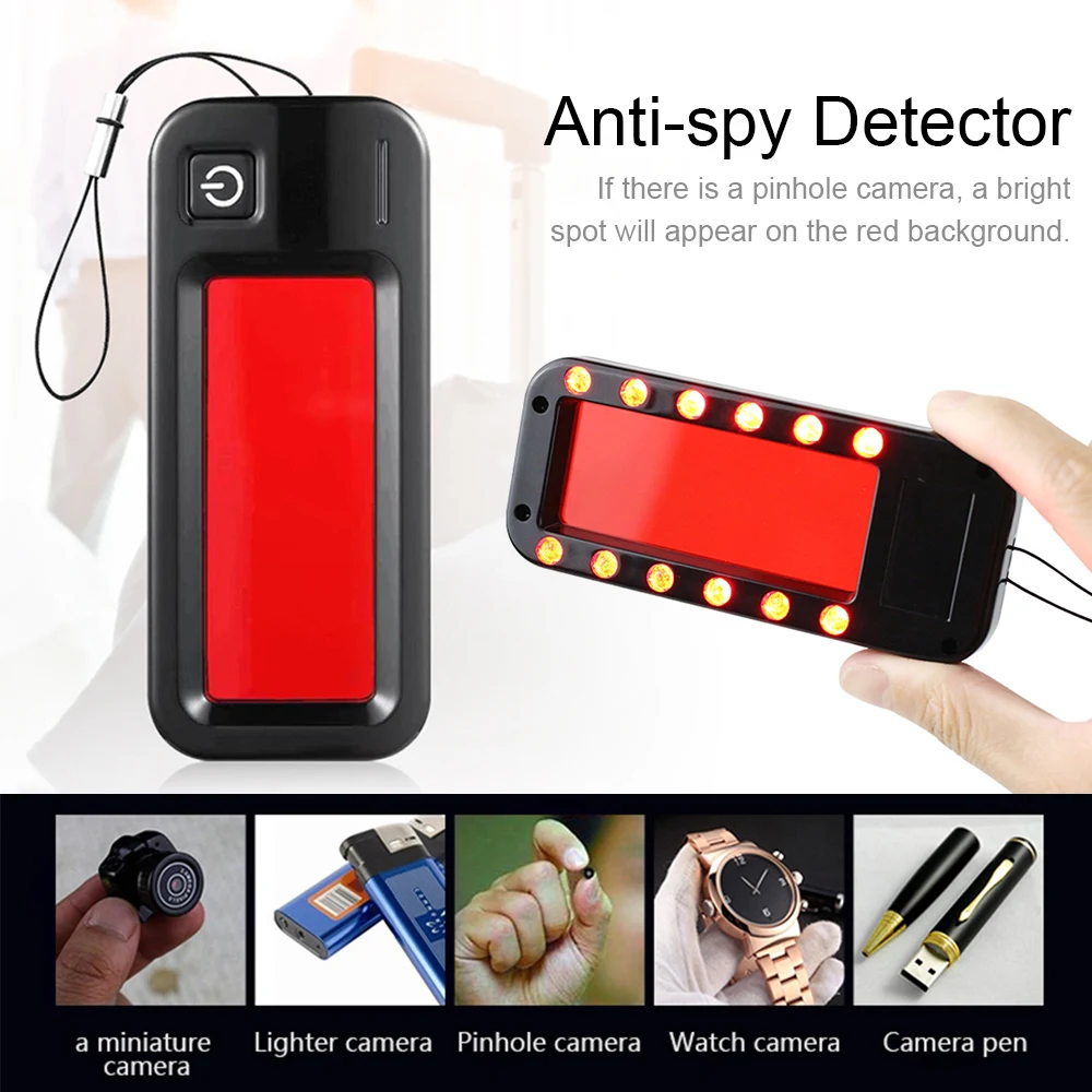 Горячая Распродажа Скрытая Камера шпион Анти детектор металла мини откровенные