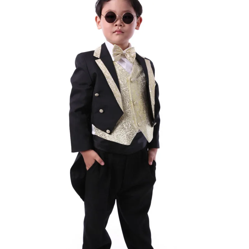 Коллекция 2018 года детская одежда 5 шт. строгие костюмы для мальчиков Детский