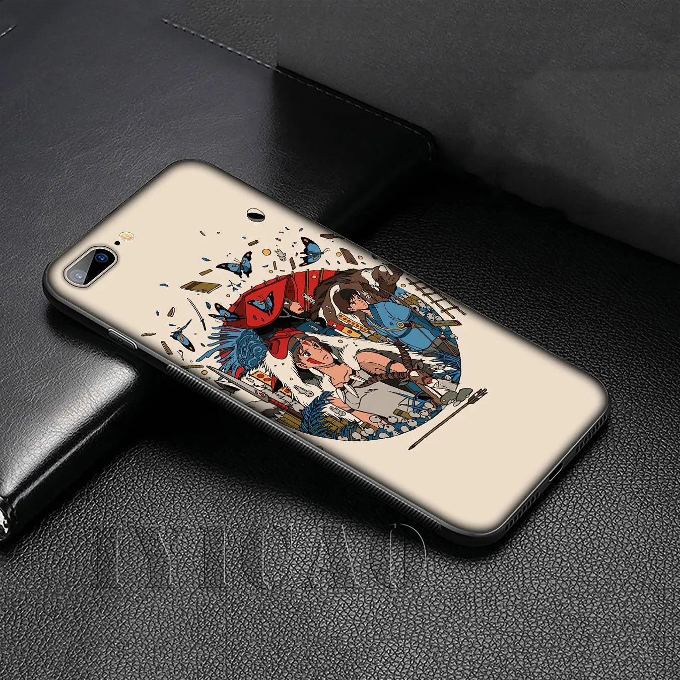 IYICAO Princess Mononoke Мягкий силиконовый чехол для iPhone 11 Pro XR X XS Max 6 6S 7 8 Plus 5 5S SE черный ТПУ