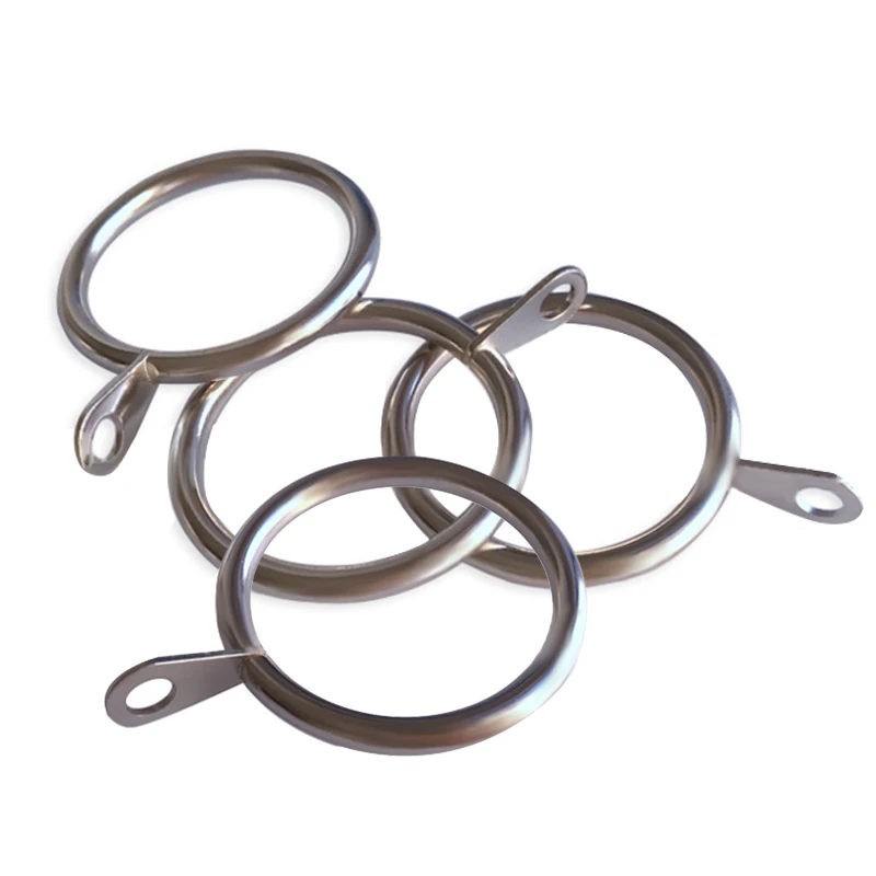 28 шт. атласная Никель 1 5-дюймов внутренняя трубка Диаметр Шторы кольца с