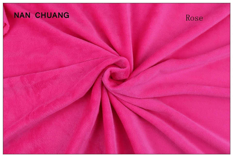 Nanchuang короткая плюшевая ткань супер мягкая ткань для DIY подушки ручной работы обувь игрушки пижамы постельное белье швейный материал 50x50 см