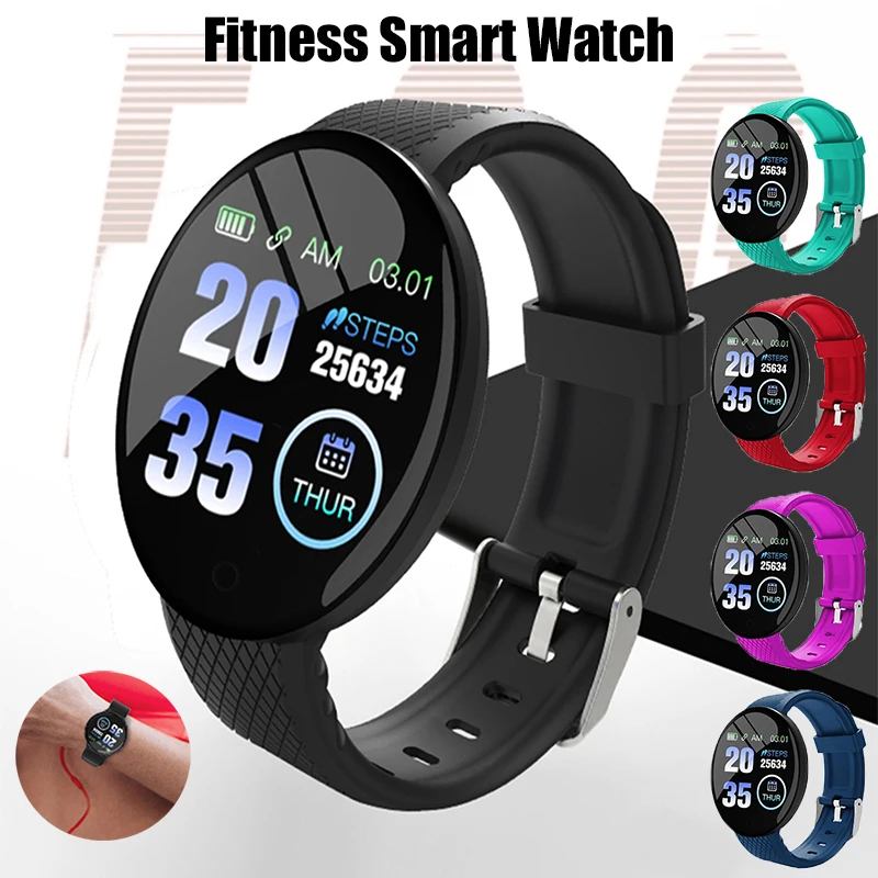 Многофункциональные умные часы B28 цветные круглые сенсорные водонепроницаемые с