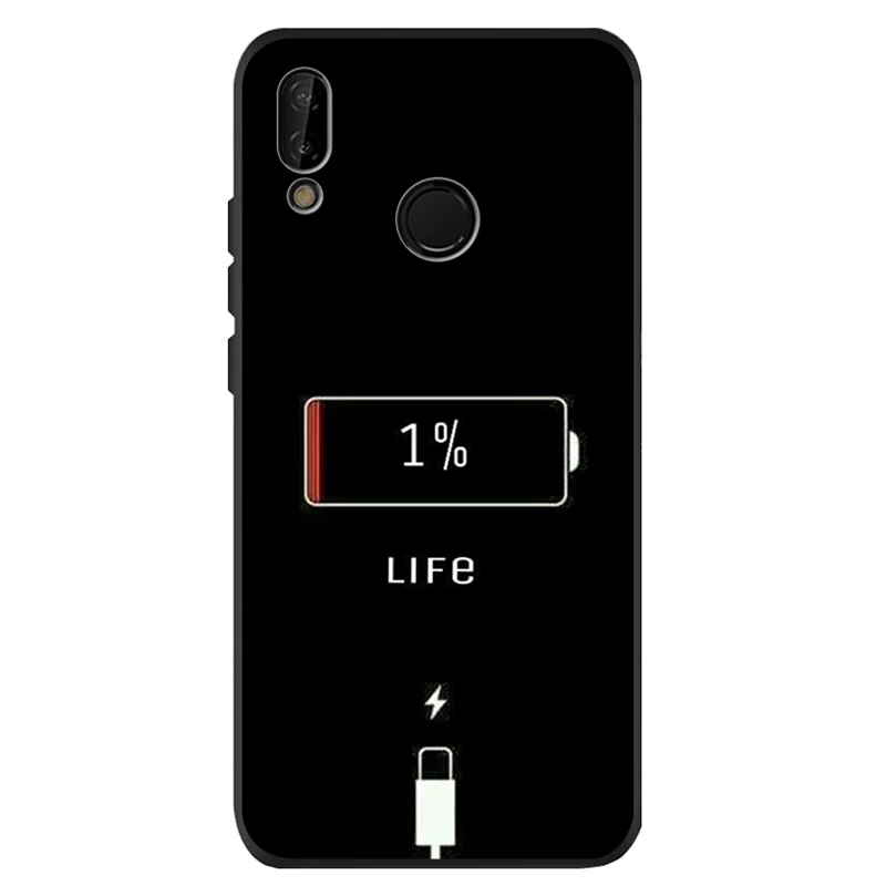 Забавный прозрачный черный силиконовый мягкий чехол для телефона huawei P40 P30 P20 P10 Pro