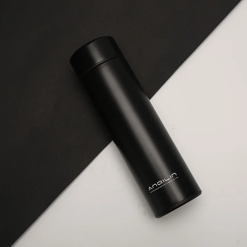 Soffe Vacuum Thermos Bottle With Intelligent Temperature Display 500ML Food Grade Stainless Steel Vacuum Flasks Bottles