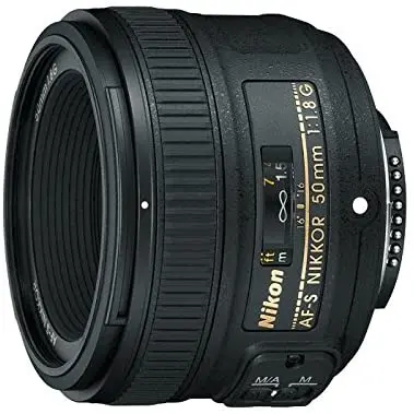 Б/у объектив Nikon AF-S Nikkor 50 мм f/1 8G с УФ-защитой | Электроника
