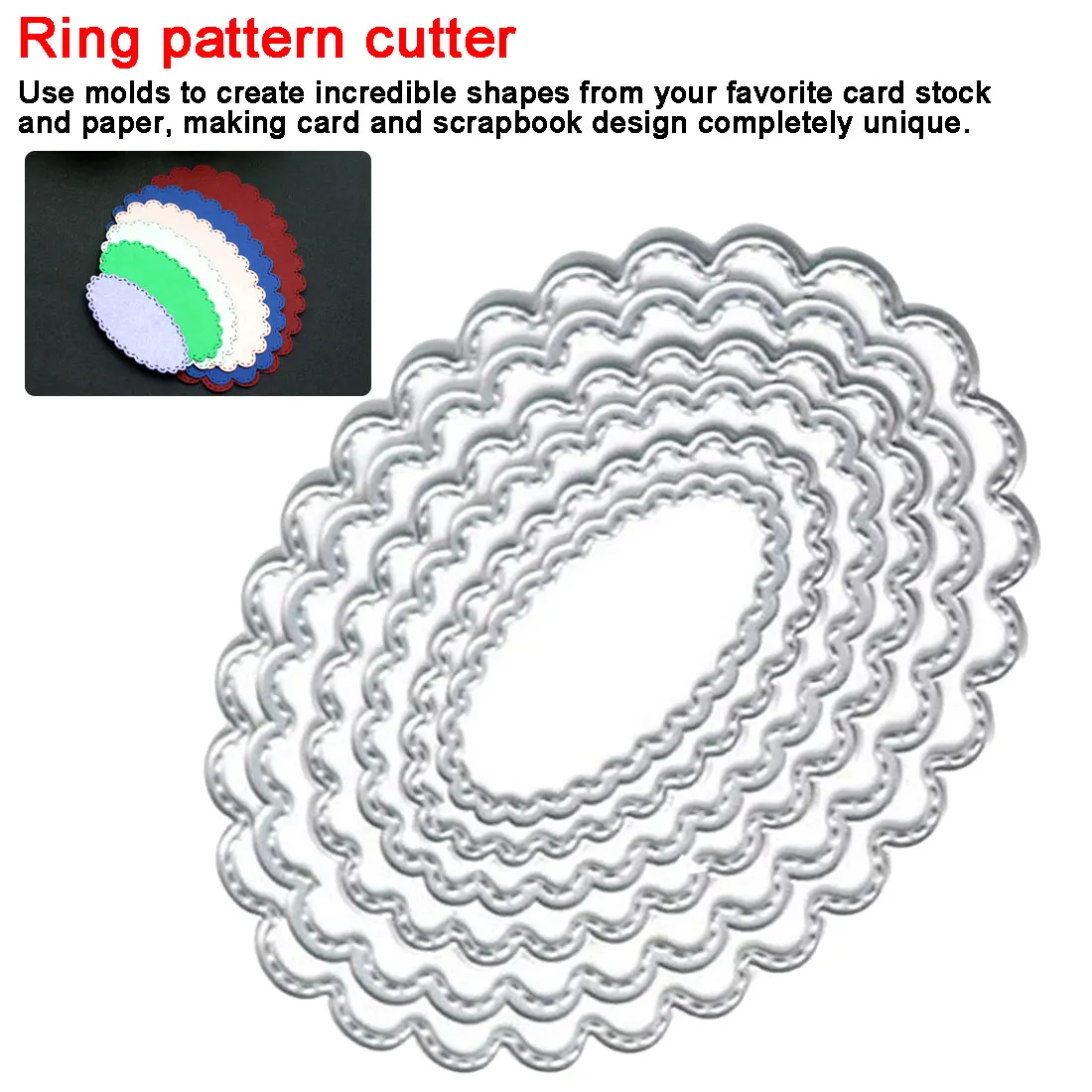 Металлические режущие штампы квадратное сердце круг die Прямоугольник Овальный