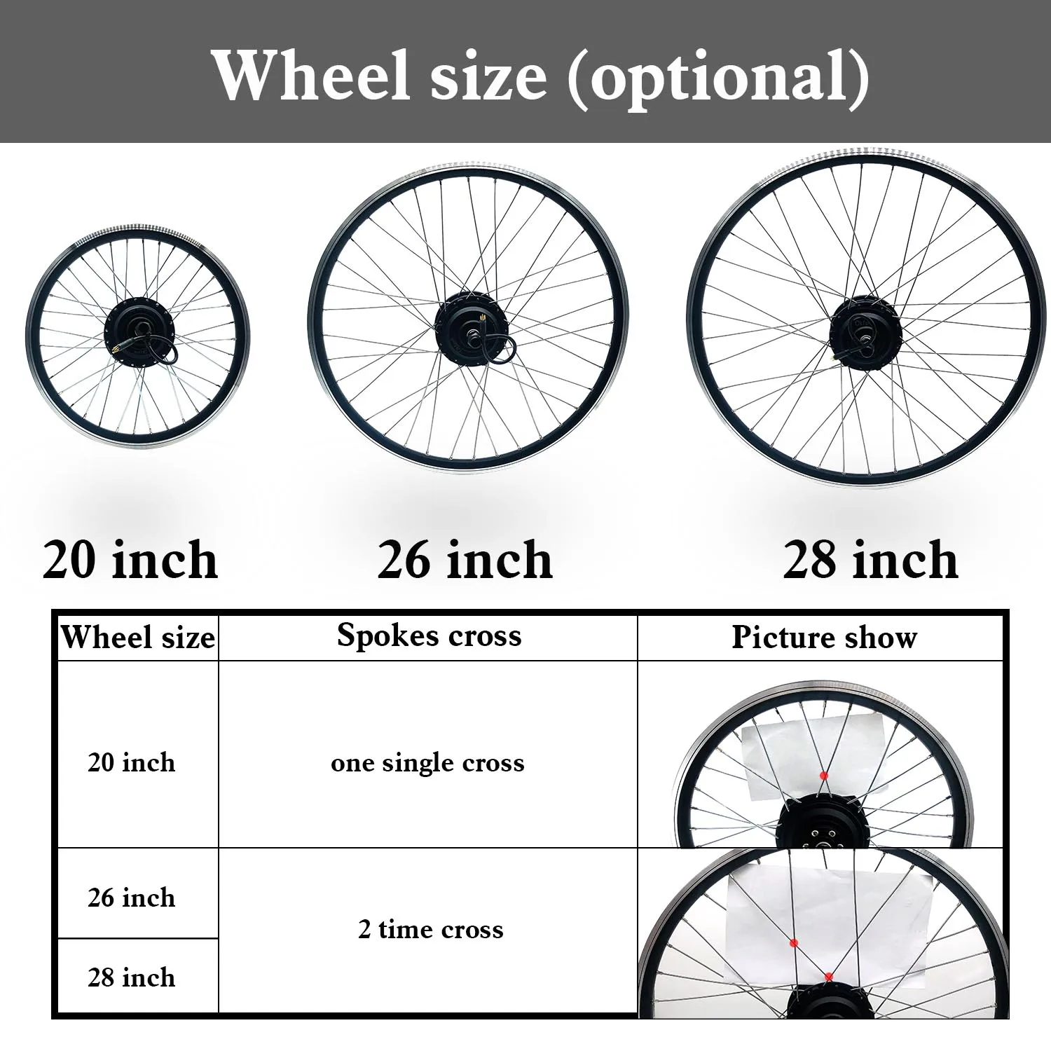 Электрический двигатель 26 дюймов 36 в 250 Вт задняя Кассетная передача бесщеточный