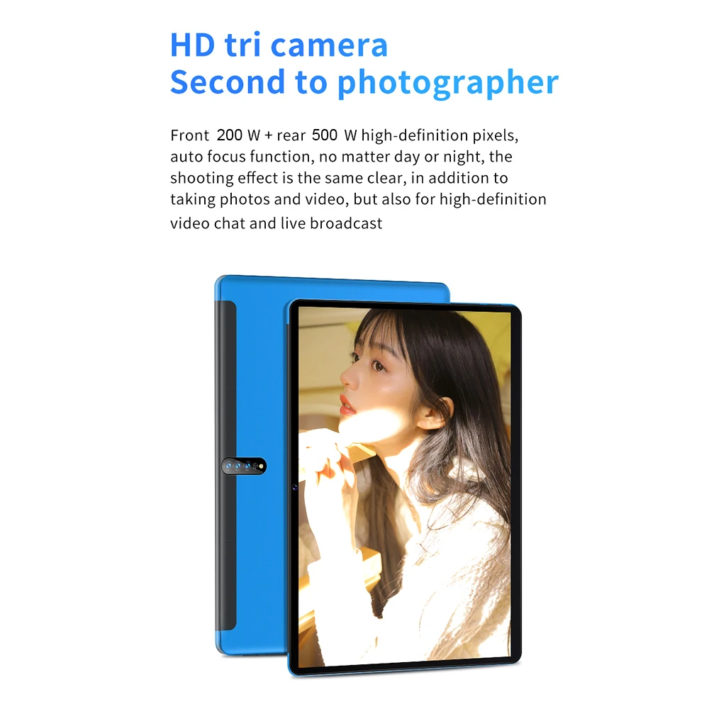 

10.1 Inch Android 9.0 Tablet PC 2GB+32GB TMK6753 Octa Core CPU IPS 1280*800 Laptop PC Support BT 4.2 WiFi Dual SIM Card Tablet